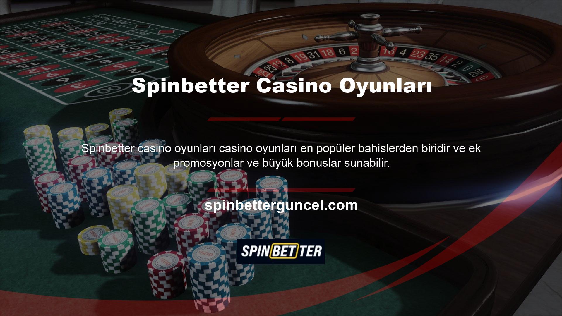 Casino sitelerindeki en popüler casino oyunları blackjack, rulet ve bakaradır